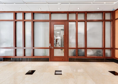 Lobby and Interior Entrance Door